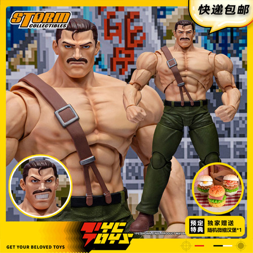 【TYCTOYS】定金预售 STORM TOYS快打旋风迈克哈格1/12可动CAFF01