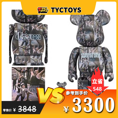 【TYCTOYS】特价现货 BE@RBRICK 1000% The Doors STRANGE DAYS