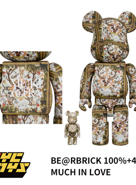 【TYCTOYS】BE@RBRICK 400% YUUKI OGURA MUCH IN LOVE积木熊潮玩
