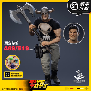【TYCTOYS】现货 KRAKEN STUDIO罪犯克星惩罚者1/12可动人偶摆件