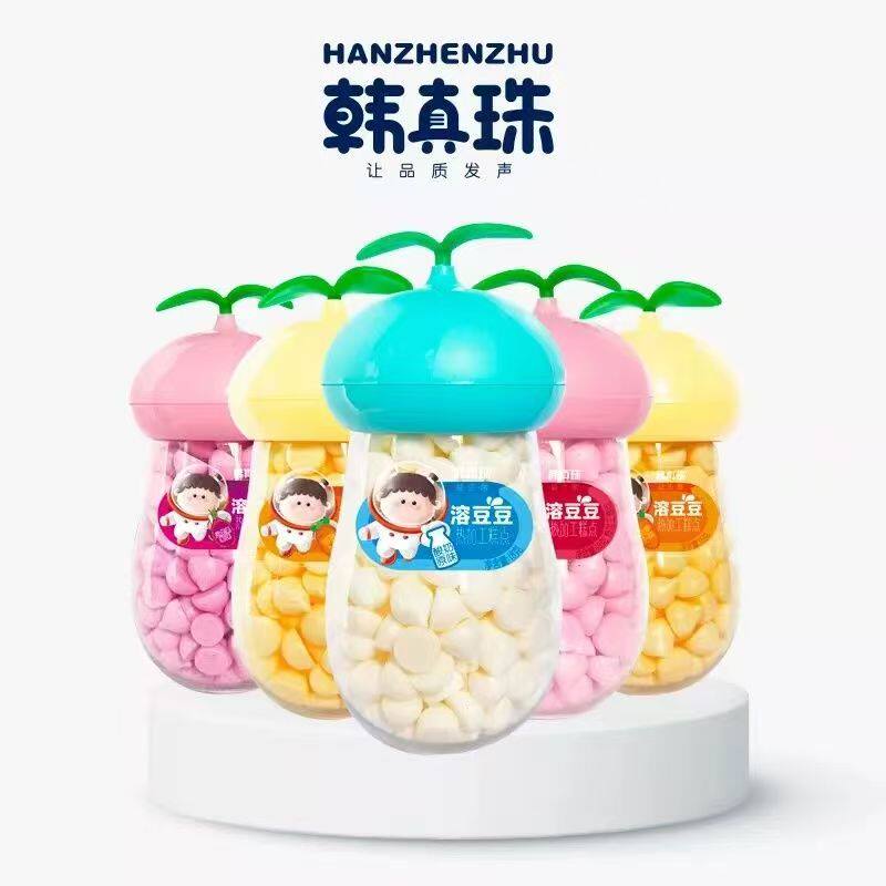 2罐韩真珠益生菌溶豆酸奶樱桃火龙果胡萝卜溶豆