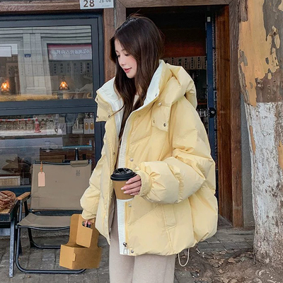 超好看短款羽绒服女款冬