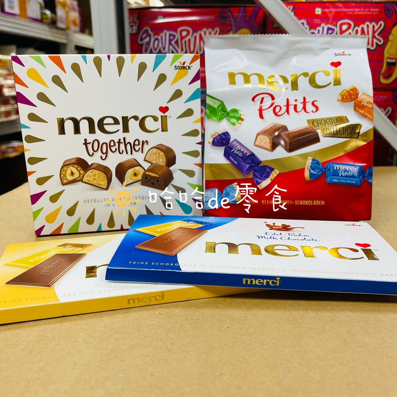 merci蜜思什锦牛奶巧克力礼盒袋