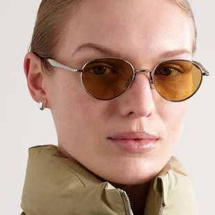 Metal oval sunglasses椭圆形小框太阳镜欧美金属墨镜ins太阳眼镜