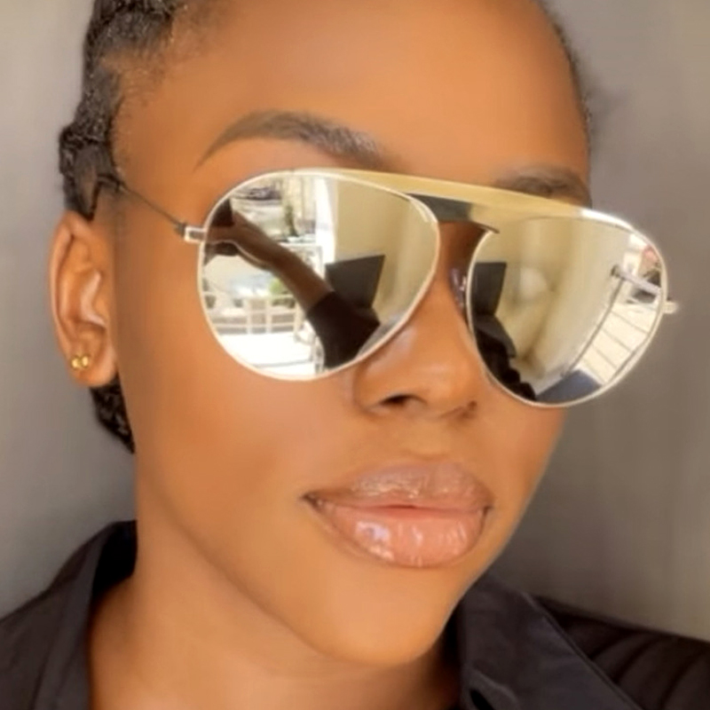 复古太阳眼镜欧美太阳镜金属墨镜