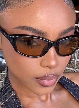 美式复古太阳眼镜女Y2K辣妹墨镜