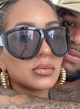 遮阳飞行员式朋克男女太阳镜大框