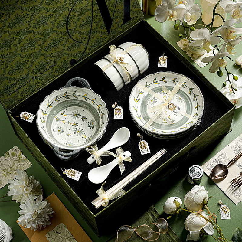 新婚送新娘礼品实用餐具房子乔迁之喜新居入宅碗伴手礼搬新家礼物