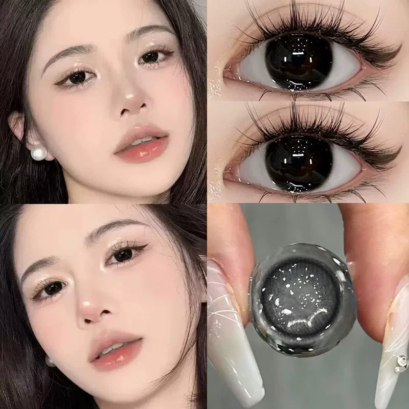 社恐树莓美瞳半年抛黑色自然大小直径隐形眼镜年抛女WF官方正品TN,隐形眼镜/护理液,彩色隐形眼镜,淘宝优惠券,粉丝福利购,淘宝优惠卷