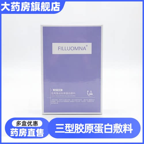 FILLUOMNA医用重组三型人源化胶原蛋白创面敷料非面膜正品6LD