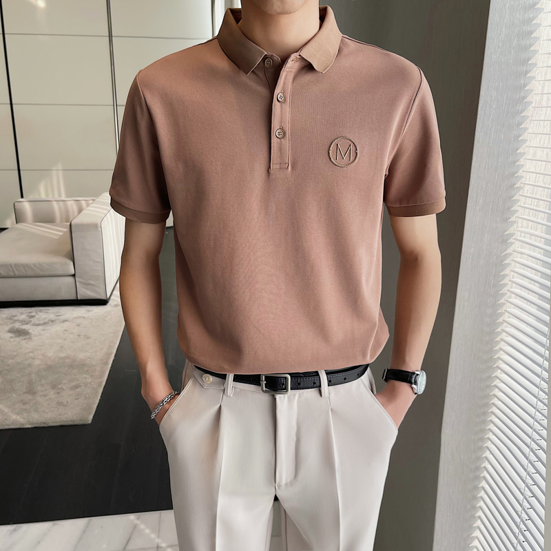 春夏新款立体印花短袖POLO衫帅气轻熟男生半袖体恤上衣PL6287-P50，男装Polo衫，星座1012-1