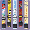 行李箱绑带拉杆箱打包绳子十字一字固定卡通捆绑带子旅行箱防爆