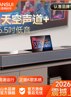 山水96L新款回音壁家庭客厅K歌音响专业麦克风KTV影院套装一体机