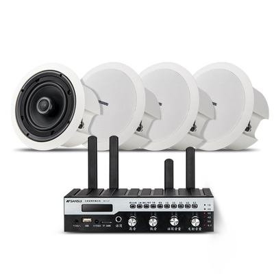 山水蓝牙吸顶广播商铺无线音响