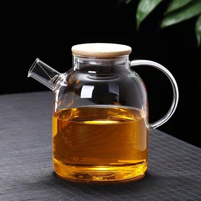 1800毫升大容量高硼硅烧水玻璃壶