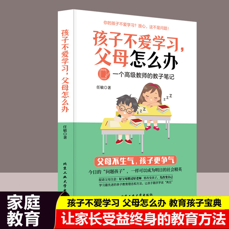 孩子不爱学习父母怎么办一个高级教师的教子笔记任敏原著正版好父母胜过好老师正面管教如何说孩子才会听家庭教育儿畅销书籍排行榜 书籍/杂志/报纸 家庭教育 原图主图