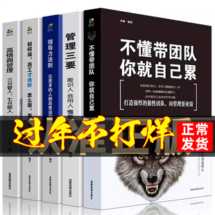 全5册管理类管理学书籍企业领导力者的成功法则识人用制度管人不懂带团队你就自己累管理就是带团队三要如何开店营销方面的畅销书
