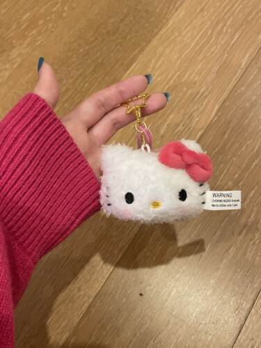 台湾新品星星扣hellokitty书包挂件可爱猫头包包钥匙扣毛绒公仔
