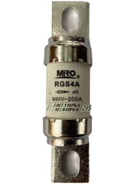 MRO茗熔熔断器RGS4A aR  200A/125A/690V/660V 保险管 芯子 RG4A