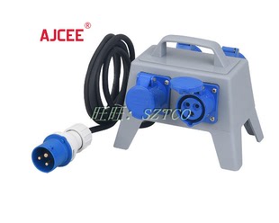 AJCEE携带工业多功能插座 可移动 灰色小凳 AJ-y00 可定制插座