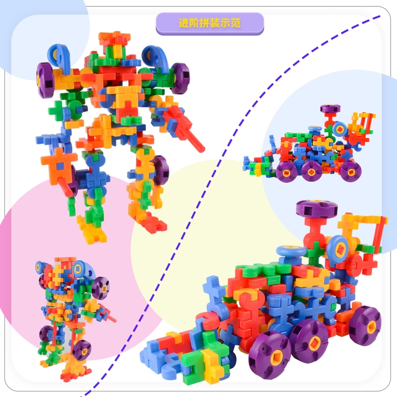 跨境幼儿园益智兼容乐高积木玩具 新纪元积木 儿童大颗粒拼插积木