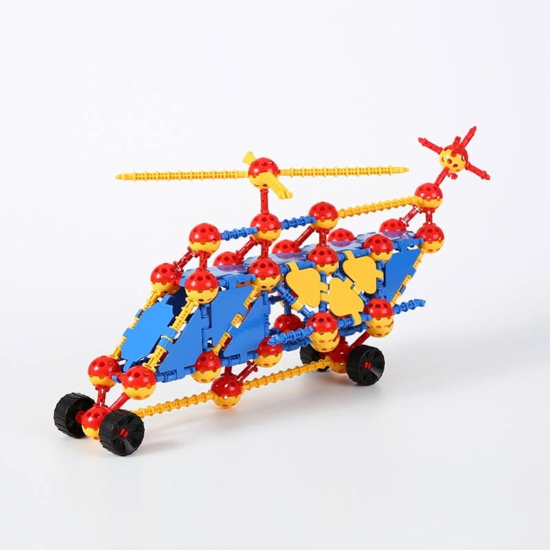 加工定制幼儿童早教启蒙益智拼装插玩具 桌面构建球积木拼装积木