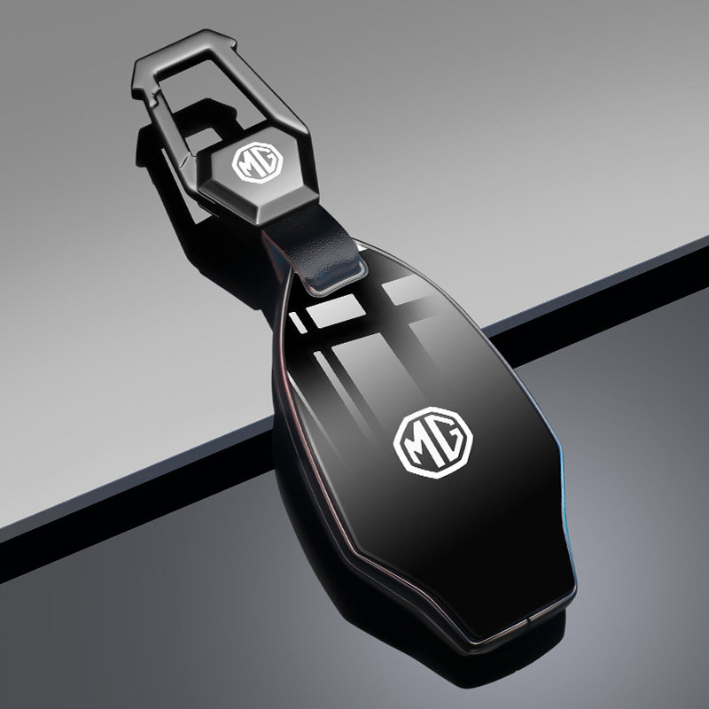 适用于2023款名爵7钥匙套名爵mg7汽车用品金属包围改装饰壳扣男女