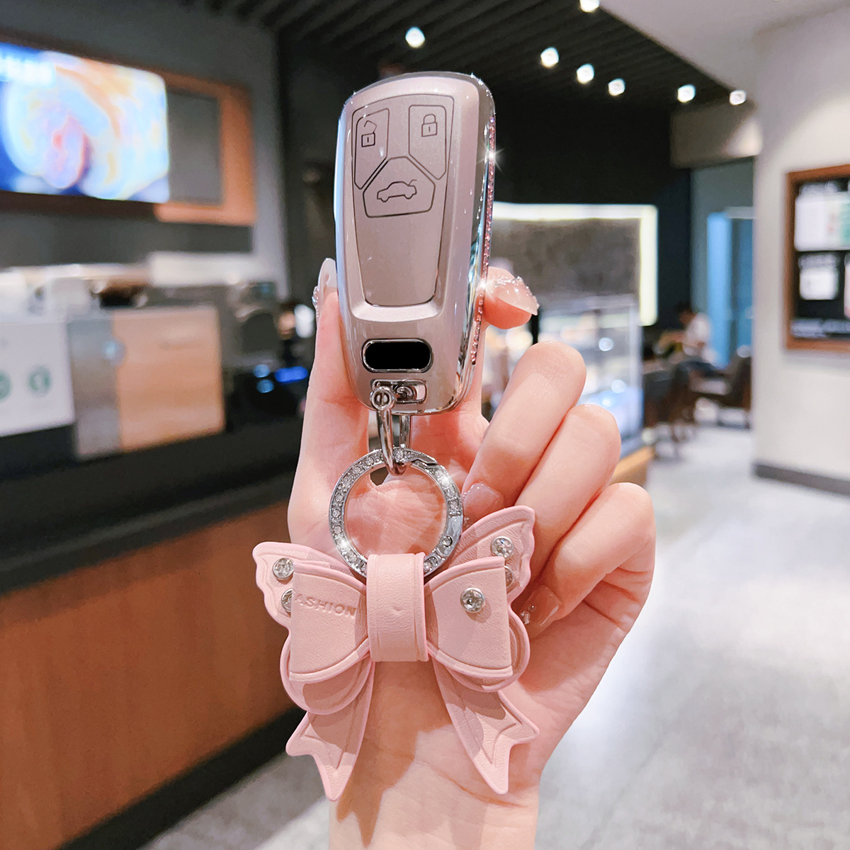 【时尚新品】奥迪钥匙套