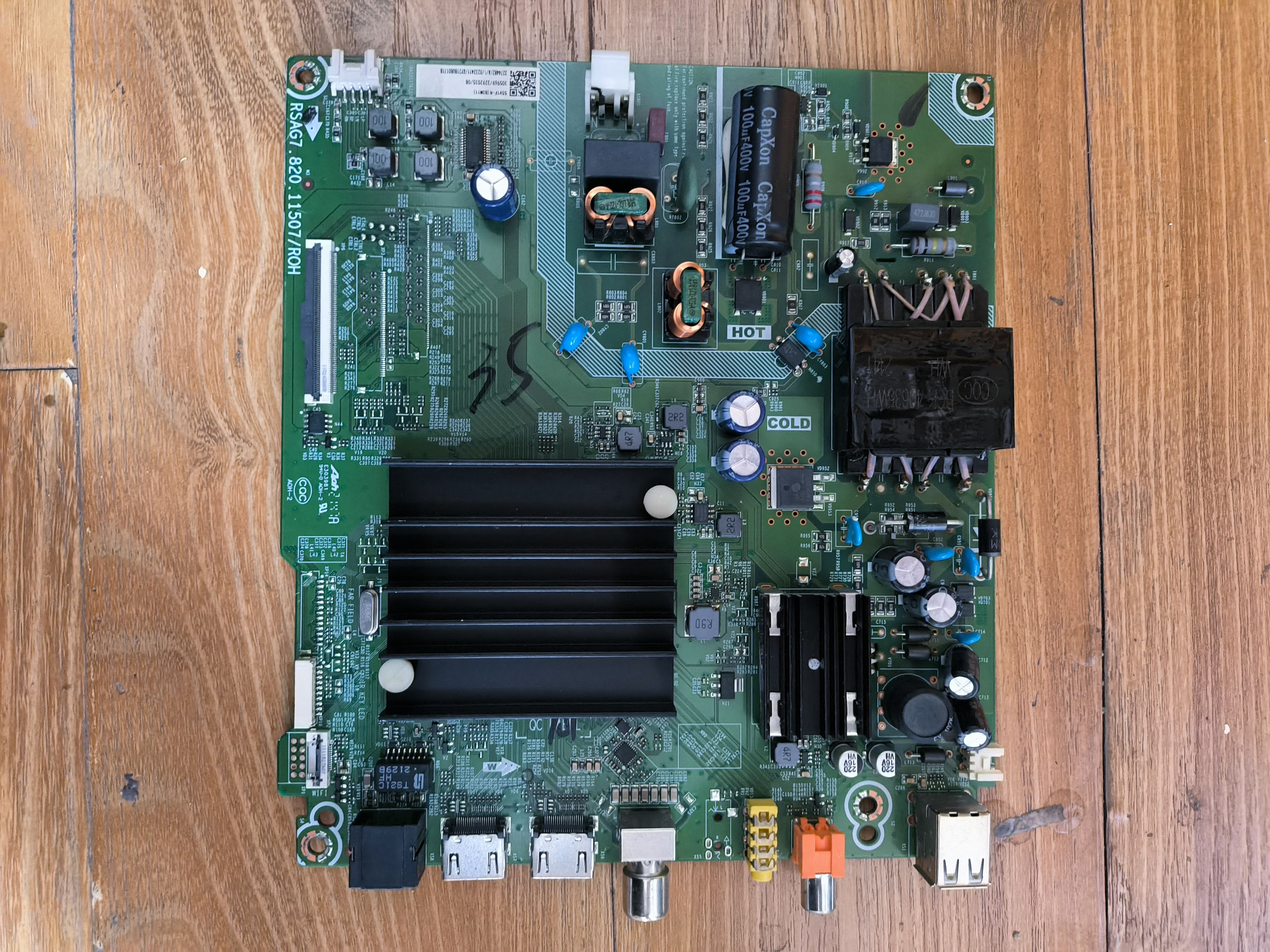 海信HZ55E3D主板RSAG7.820.11507屏HD550Y1U51-T0L5B3
