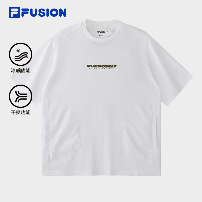 FILAFUSION斐乐男子短袖T
