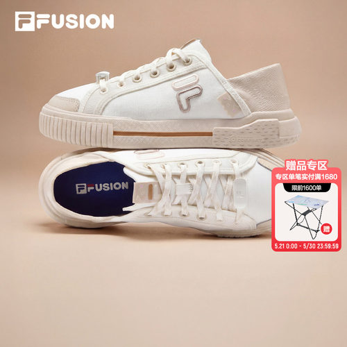 FILAFUSION一脚蹬女鞋帆布鞋