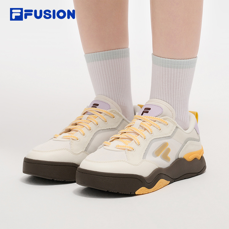 FILA FUSION斐乐潮牌帆布鞋女款2025夏季新款鞋子女鞋休闲鞋板鞋