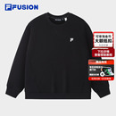 宽松圆领上衣男 新款 FILA FUSION斐乐潮牌情侣运动卫衣女2026春季