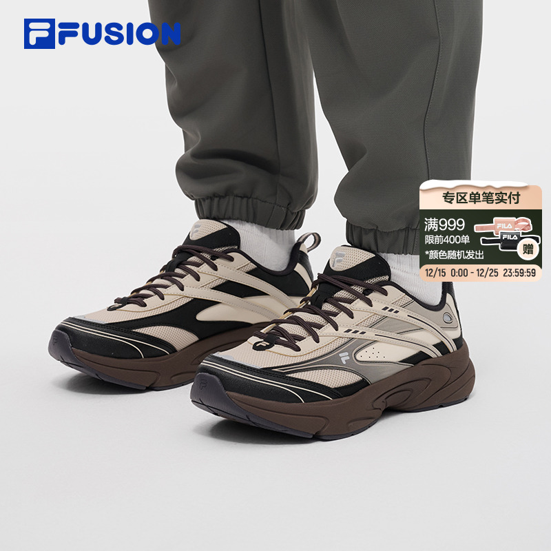 FILA FUSION斐乐潮牌女鞋休闲运动鞋2025秋季新款复古跑鞋老爹鞋