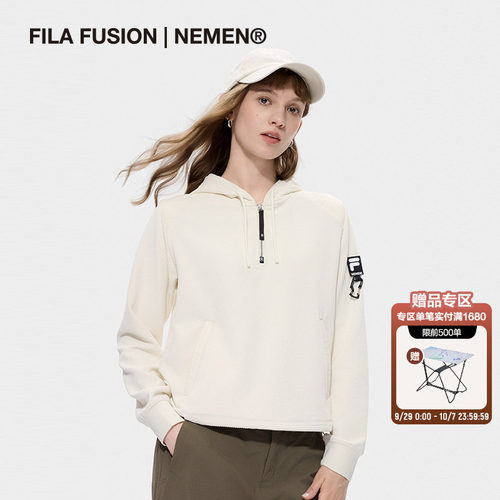 FILAFUSION斐乐女子连帽卫衣