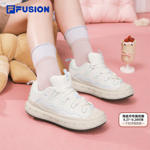 甜筒鞋丨FILA FUSION斐乐潮牌女鞋小白鞋春厚底板鞋休闲鞋松糕鞋