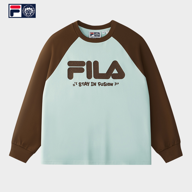 FILAFUSION斐乐情侣长袖T