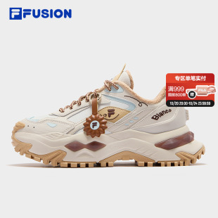 2025冬保暖运动鞋 加绒硬糖 厚底老爹鞋 FUSION斐乐潮牌女鞋 FILA