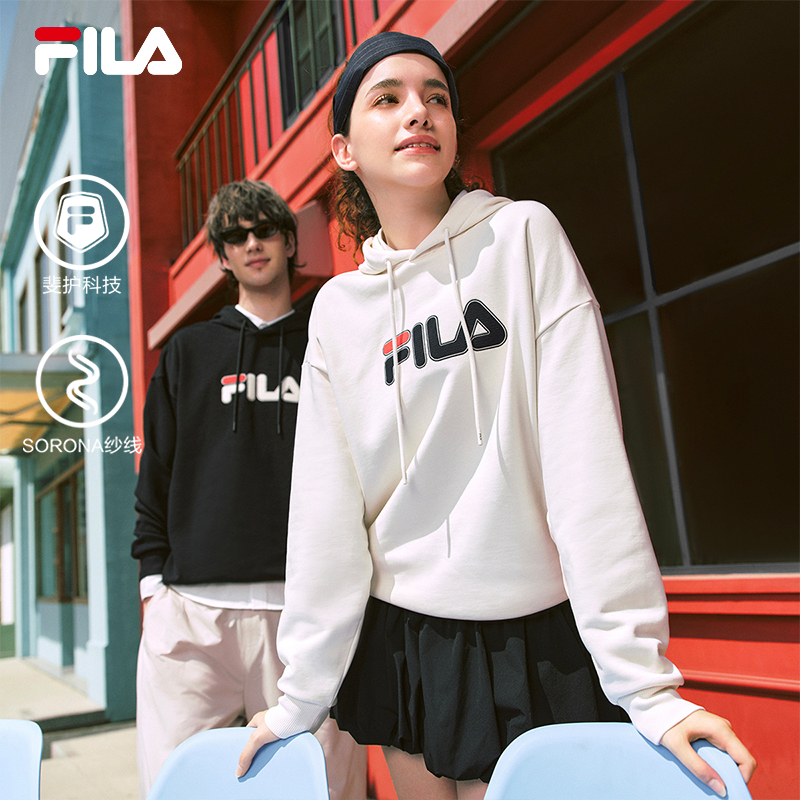 FILA斐乐情侣款连帽卫衣