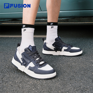 2025秋季 新款 FILA 女厚底增高休閑運(yùn)動(dòng)鞋 FUSION斐樂男子板鞋 幾何