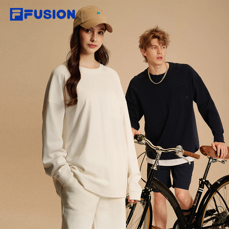 FILAFUSION斐乐潮牌针织长袖衫