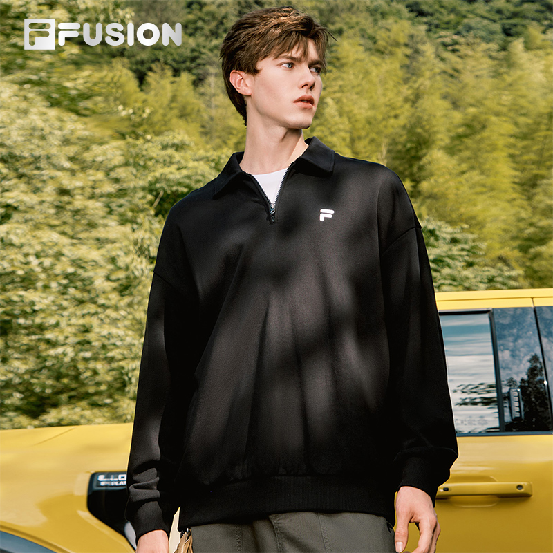 FILAFUSION斐乐针织长袖卫衣