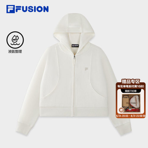 FILAFUSION斐乐女针织连帽外套