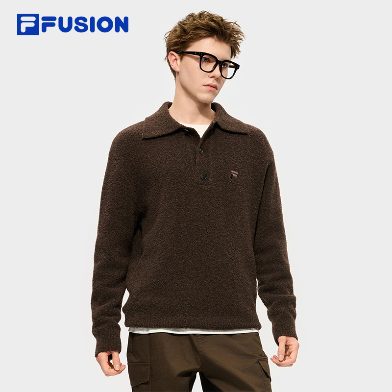 FILAFUSION斐乐情侣编织衫