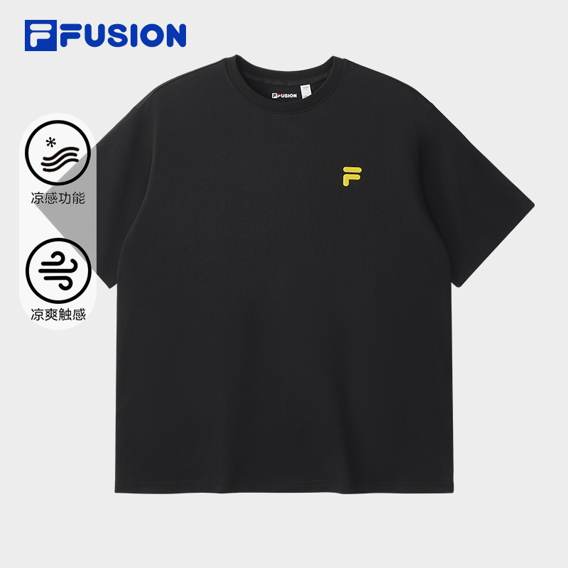 FILAFUSION斐乐中性针织短袖衫