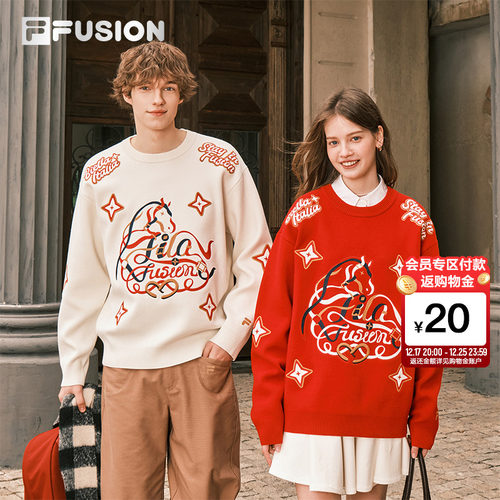 FILAFUSION斐乐潮牌编织衫