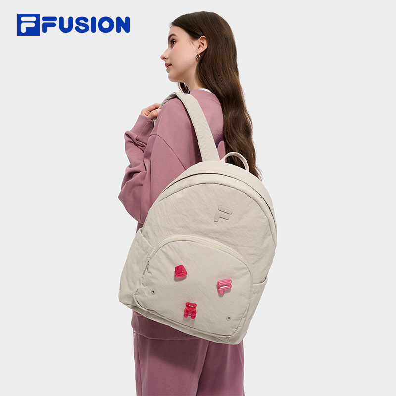 FILA FUSION斐乐潮牌女包背包2025秋季新款趣味双肩包电脑包书包,运动包/户外包/配件,双肩背包,淘宝优惠券,粉丝福利购,淘宝优惠卷