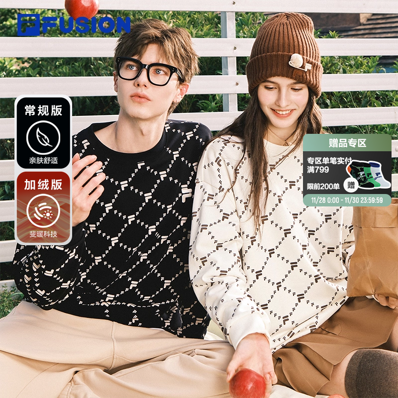 FILAFUSION斐乐潮牌针织套头衫