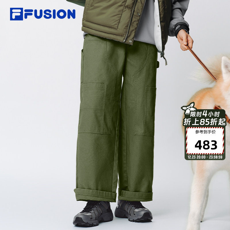 FILAFUSION斐乐男子梭织长裤