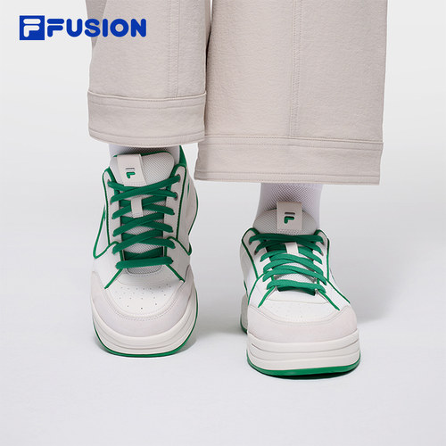 FILAFUSION情侣小白鞋休闲板鞋